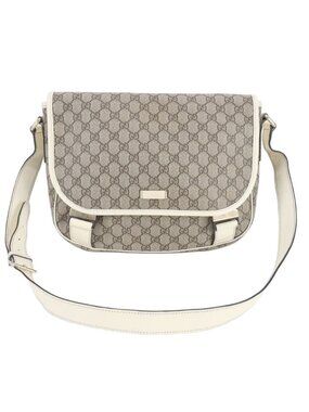 Gucci GG Supreme Leather Shoulder Bag Crossbody Ree
